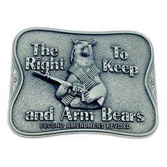 Bears Belt Buckle Animal Western Cowboy Native American Motorcyclists (BER-02)