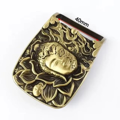 1Pc 39/40Mm Stainless Steel Pure Brass Belt Buckles for Men&rsquo;S 37-38Mm Strap DIY
