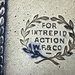 Vintage Wells Fargo and Company Oregon Steam Locomotive Train Belt Buckle Brass