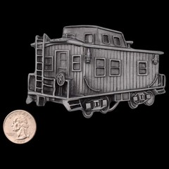 Train Car Caboose Belt Buckle
