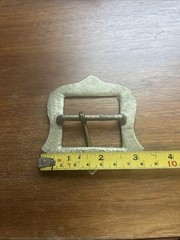 VTG Solid Brass Belt Buckle Men&rsquo;s Pin Belt Buckles Fits For 2&Prime; inch Belt