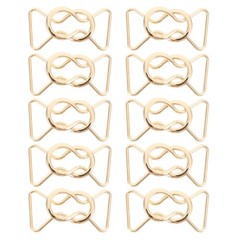 10 Pairs Diy Suspender Buckle Waistband Clothing Decor Accessories