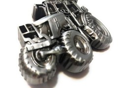 ♈ Raised Graphics ♈ Antique Silver Color tractor mens Belt Buckle Country Farm
