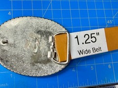 Union Jack UK British Flag Bling 80&rsquo;s Belt Buckle – Missing Rhinestone