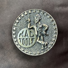 Vintage Mac Tools Belt Buckle. Limited Edition Round Metal With Stars. RARE—