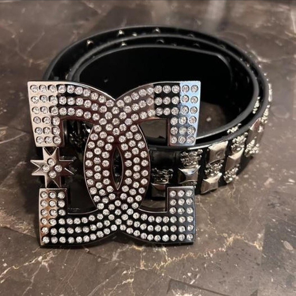 Insanely Rare DC Shoes Rhinestone Belt Buckle