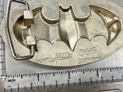 Batman Dc Comics Superhero S07 Black & Grey Raised 3D GTO Oval Belt Buckle