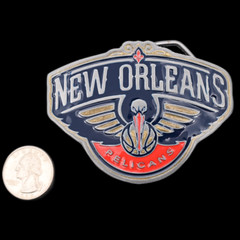 New Orleans Pelicans NBA Basketball Team Belt Buckle (New Old Stock)