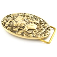 Sagittarius belt buckle, Horoscope Astrological Zodiac Sign brass belt buckle