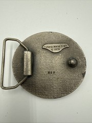 1976 Indiana Metal Craft Dirt Bike Motocross Motorcycle Racer Belt Buckle