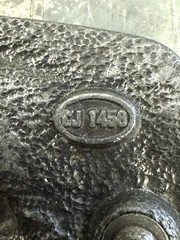 Heavily Wore Made In USA 1990 End Of The Trail Pewter Belt Buckle C&J INC.#1458