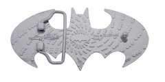 Batman belt buckle Halloween Costume DIE CUT SILVER CHROME ORIGINAL Comics Men