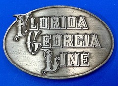 Florida Georgia Line Country Music Rock band 2013 Metal Concert Belt Buckle