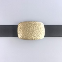 Vintage Bronze Plated Hammer Forged Rectangle Belt Buckle