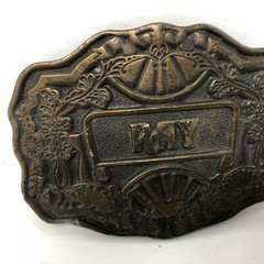 VTG Oden Personalized Name Custom « Ray » Belt Buckle Raymond Ornate Reynaldo