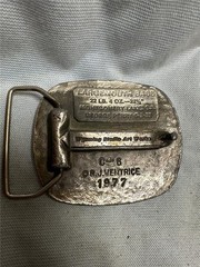 Vintage 1977 Large Mouth Bass 22Lb 4 oz Belt Buckle Wyoming Studio Art