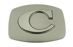 Initial C Letter c Belt Buckle New Men Women Western Really Cowboy Silver Metal