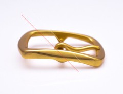 CLASSIC SOLID BRASS ROUND CENTER BAR LEATHERCRAFT BELT BUCKLE REPLACEMENT 40MM