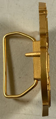 Harley Davidson Motorcycles #1 Police Badge Gold Belt Buckle 2.75&Prime; Tall Jostens