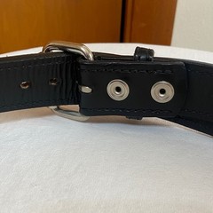 Alien Gear Holster Black Leather Belt Made in USA Silver Hardware 36/40”