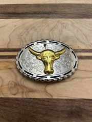 Western 3D Cowboy Cowgirl Bull belt buckle perfect Valentines/Birthday Gift