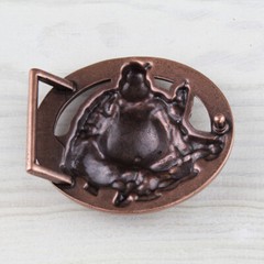 Belt buckle buckle Buddha luck copper removable buckle for 4 cm leather belt