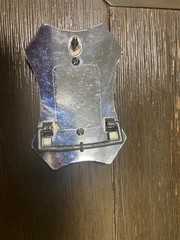 Men’s western silver mason belt buckle