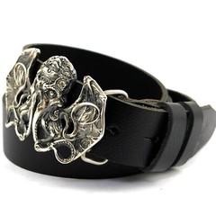 German silver belt buckle Cthulhu, Cthulhu Myths belt buckle, Skull buckle