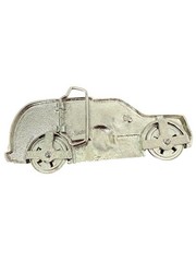 Spinner Belt Buckle Utility Car SUV Wheels Spins Silver Metal Mud Flap Girls New