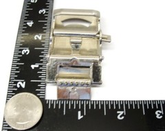 Cam Belt Buckle Casual Silver Tone