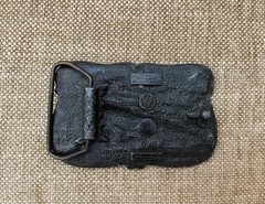 Vintage 1984 Bergamot Brass Works U-149 Enameled Steam Train 5473 Belt Buckle