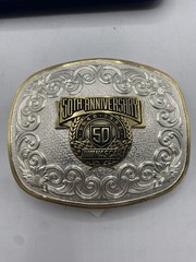 NASCAR 50th Anniversary Belt Buckle Montana Silversmiths