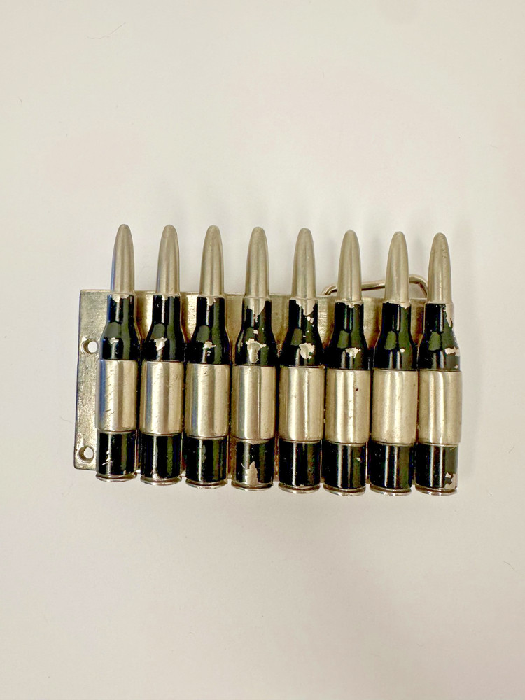 Gun Bullet&rsquo;s Shell Casing Chain Belt Buckle