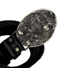 Sugar Skull woman german silver belt buckle, Santa Muerte Skull El Día de Muerte