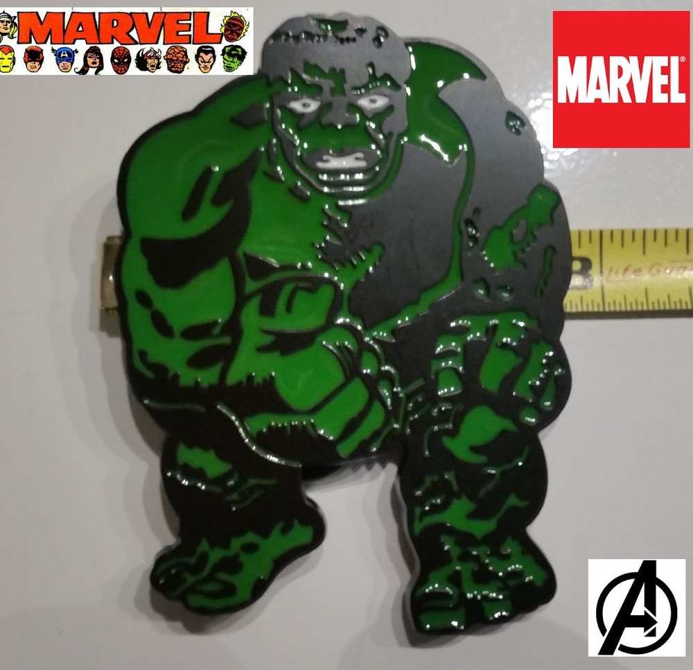 Marvel Comics HULK SMASH BELT BUCKLE Collectible Avengers Cosplay