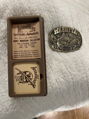 ADM – Indian Wars (1862-90) 4 Brass Buckle Limited Edition Set #2 (Low Num.) NIB