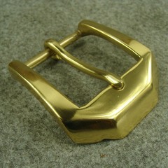 Solid Brass Mirror polish Tongue Pin Belt Buckle for 1.5“ width Belt Z260