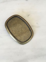 Antique Nickel or Brass Color Western Style Casual Belt Buckle For 1.5&Prime;W Belts