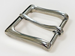 Silver 1 1/2inches (38 mm) Single Tongue Prong Square Belt Buckle Silver NEW