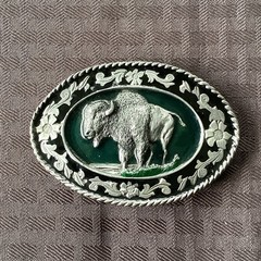 Assorted Vintage Collection Lot Of 4 Belt Buckles Brass,Pewter Very Nice