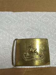Vintage Royal Canadian Dragoons Belt Buckle AS IS