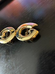 Vintage Collectible Gold Tone Two Piece Metal Buckle