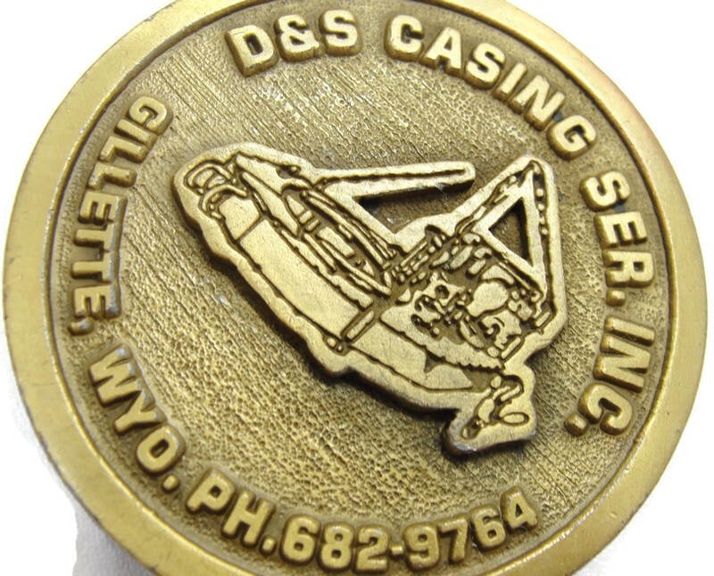 Belt Buckle D&S Casing Service Gillette Wyoming HIT LINE USA