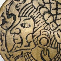 Tech Ether Guild TEG Solid Brass Egyptian Pharaoh Hieroglyphic Belt Buckle 1970s