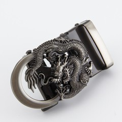1PCS Retro Dragon Metal Belt Buckle Replacement 35mm Gold/Black