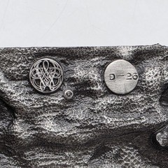 Vintage Collectible 1984 ILLINOIS Pewter and Enamel Belt Buckle by Bergamot