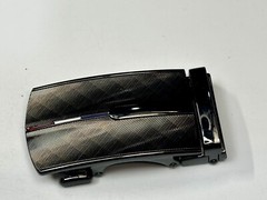 Mens Replacement Dress Style Nos Belt Buckle – Red White Blue Stripe