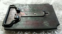 TALL IN THE SADDLE HORSE WESTERN SETTLER GOING WEST COVERED WAGON BELT BUCKLE