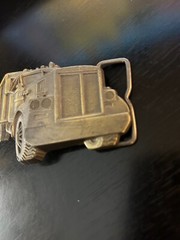 Vintage Collectible Heavy Semi Truck Shaped Trucker Belt Buckle