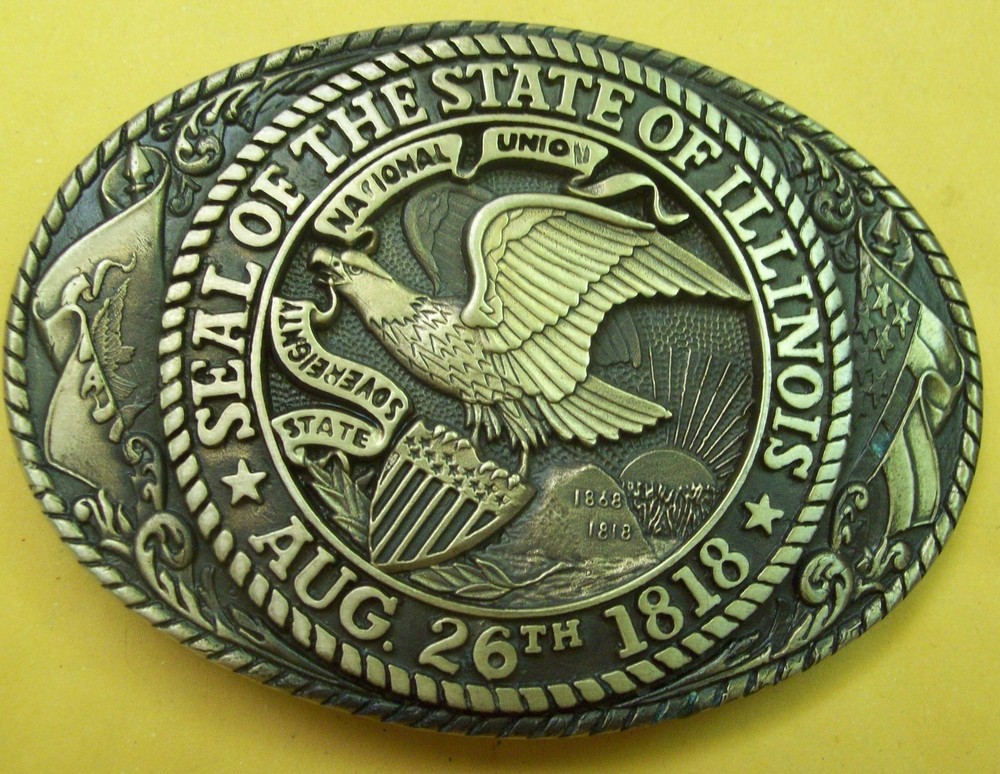 TONY LAMA GREAT STATE SEAL OF ILLINOIS FIRST EDITION NEW [Z]